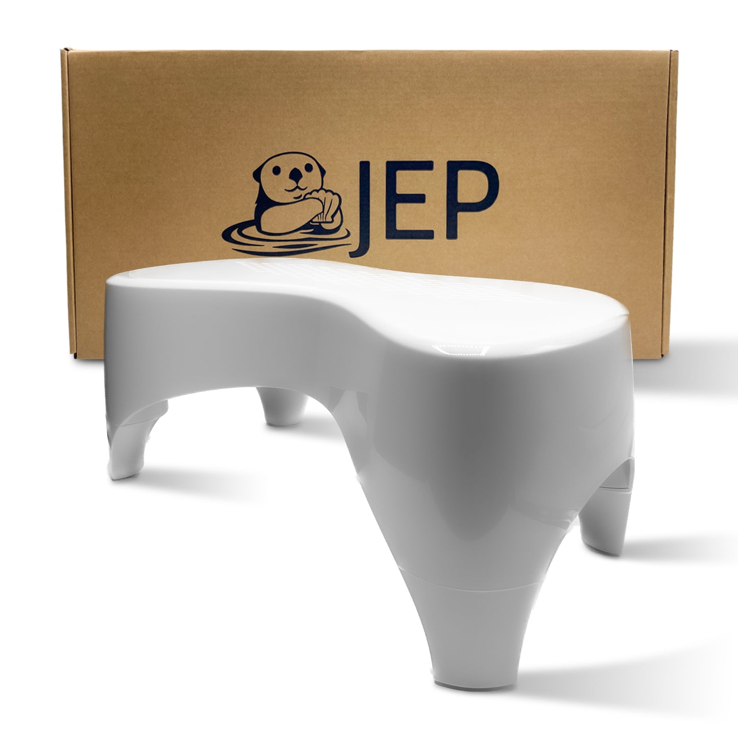 JEP 303- Toilet Stool & Potty Squatty Stool for Adults- Adjustable Poop Stool for Bathroom